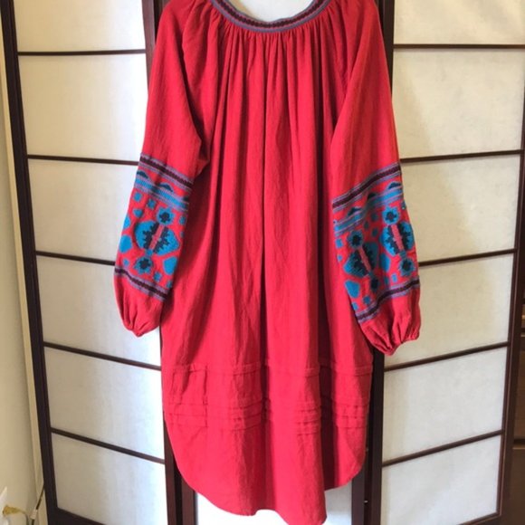 Free People In the Clear Embroidered Tunic Dress - Picture 7 of 8